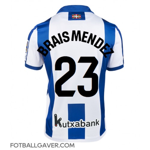 Real Sociedad Brais Mendez #23 Fotballklær Hjemmedrakt 2024-25 Kortermet Real Sociedad Brais Mendez #23 Fotballklær Hjemmedrakt 2024-25 Kortermet